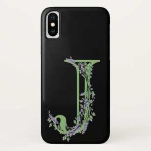 Case-Mate iPhone Case Monogramme J Lavender Eucalyptus