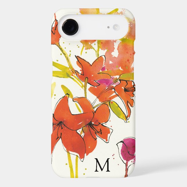 Coques Case-Mate iPhone Monogramme | la prune de Patty (Verso)