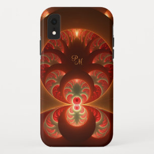 Case-Mate iPhone Case Monogramme moderne abstrait lumineux d'art de