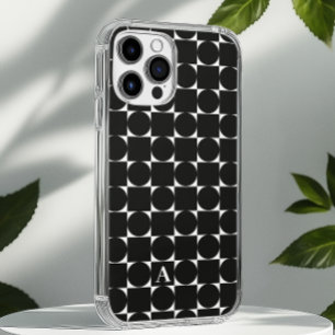 Coque Pour iPhone 16 Monogramme moderne géométrique tendance