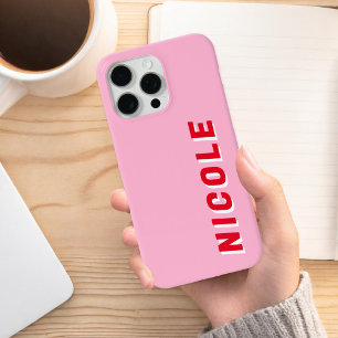 Coque iPhone 15 Pro Max Monogramme moderne minimaliste