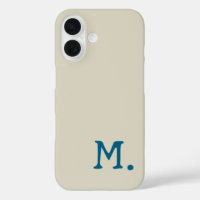 Monogramme moderne Remplacer initial Ajouter le vô