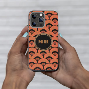 Case-Mate iPhone Case Monogramme Motif de ventilateur à bascule Art déco