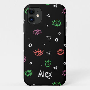 Case-Mate iPhone Case Monogramme Motif oculaire ajouter prénom