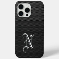 Monogramme "N" Faux fibre de carbone OtterBox