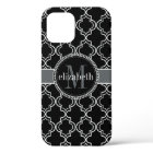 Monogramme noir blanc marocain