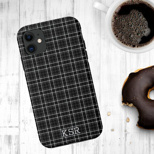 Case-Mate iPhone Case Monogramme noir et blanc