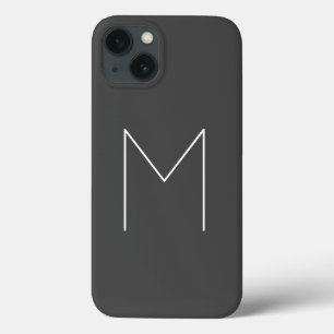 Case-Mate iPhone Case Monogramme Nom propre Initiale moderne Plaine mini