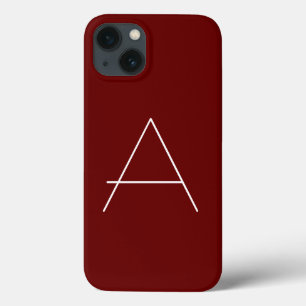 Case-Mate iPhone Case Monogramme Nom propre Initiale moderne Plaine mini