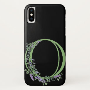 Case-Mate iPhone Case Monogramme O Lavande Eucalyptus