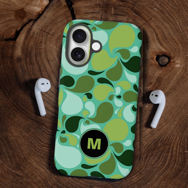 Coques Case-Mate iPhone Monogramme Paisley Life (Créateur téléchargé)