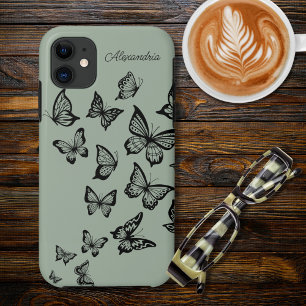 Case-Mate iPhone Case Monogramme papillon