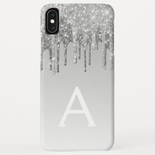 Case-Mate iPhone Case Monogramme Parties scintillant Silver Sparkle de l