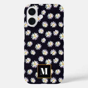 Coque Pour iPhone 16 Monogramme personnalisé Parties scintillant hologr