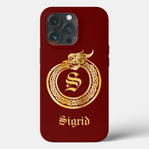 Case-Mate iPhone Case Monogramme Personnalisé Style Celtique Ouroboros d