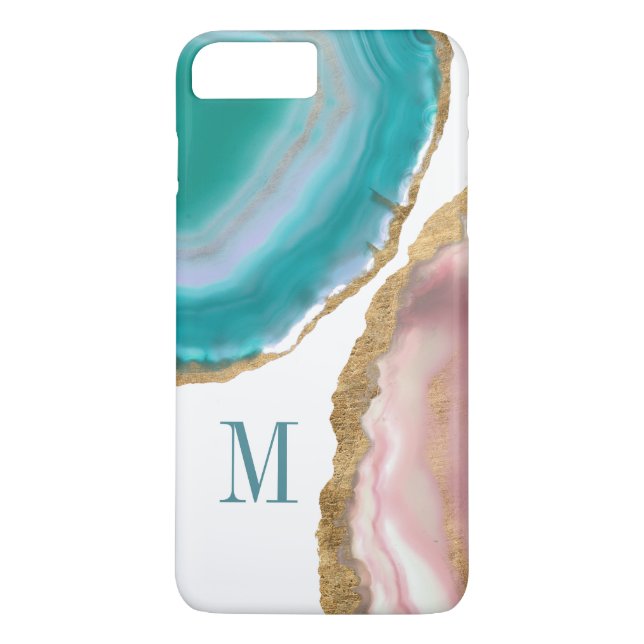 Coques Case-Mate iPhone Monogramme | Pierres Gem I (Dos)