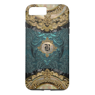 Coque iPhone 8 Plus/7 Plus Monogramme plus élégant de la mer de Chalchadoriz