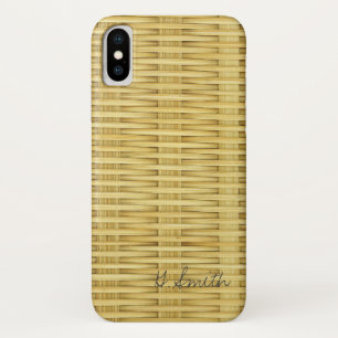Case-Mate iPhone Case Monogramme. Poignée de panier en laiton rustique 