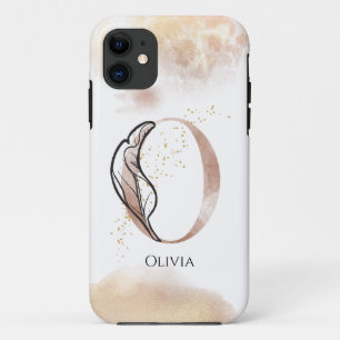 Case-Mate iPhone Case Monogramme Première Lettre Moderne O Boho Personna