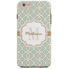 Monogramme Quatrefol Bleu et Or