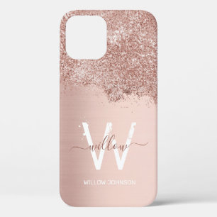 Case-Mate iPhone Case Monogramme rose Gold Blush Rose Girl Dust