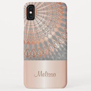 Case-Mate iPhone Case Monogramme rose Gold Grey Mandala