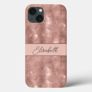 Case-Mate iPhone Case Monogramme Rose or étincelle Parties scintillant g