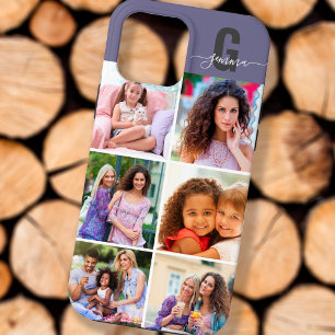 Case-Mate iPhone Case Monogramme Script Élégant 6 Photo Violet