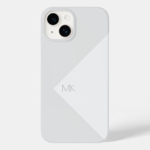Coque Pour iPhone 14 Monogramme Simple Neutre Moderne À la mode