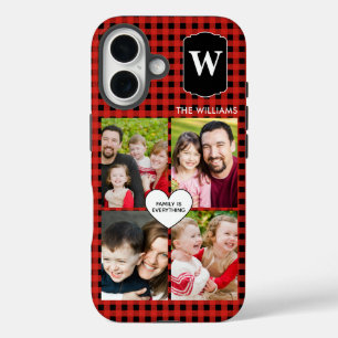 Coque Pour iPhone 16 Monogramme sur mesure de Buffalo 4-photos