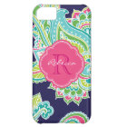 Monogramme sur mesure de la marine Bohemian Paisle