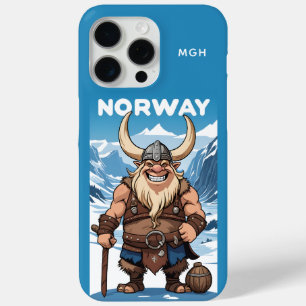 Coque iPhone 15 Pro Max Monogramme sur mesure Norwegian Troll