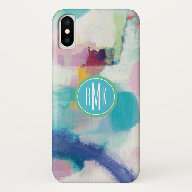 Coques Case-Mate iPhone Monogramme | Trial et Airy Bright (Dos)