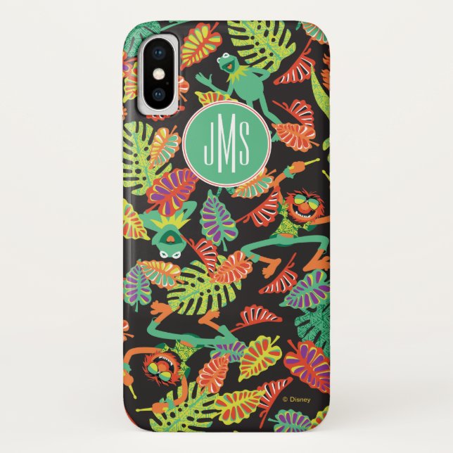 Coques Case-Mate iPhone Monogramme Tropical Kermit & Animal Motif (Dos)