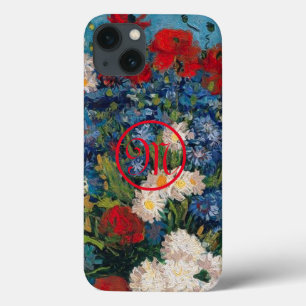 iPhone 13 Case Monogramme Van Gogh & Elizabeth Flowers -