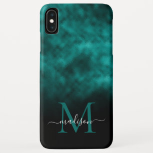 Case-Mate iPhone Case Monogramme vert Turquoise en métal