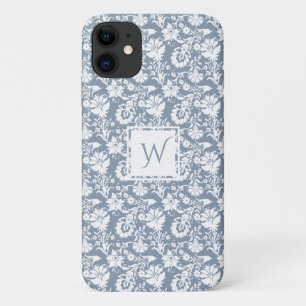 Case-Mate iPhone Case Monogramme vintage bleu et blanc
