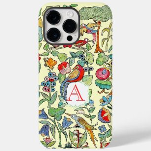 Coque Pour Pour iPhone 14 Pro Max Monogramme Vintage Faux Motif brodé iphone
