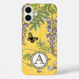 16 Plus Case Monogramme Vintage Wistria Flower iphone