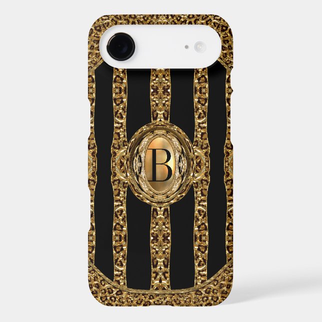 Coques Case-Mate iPhone Monogramme Wild Cheetah (Verso)