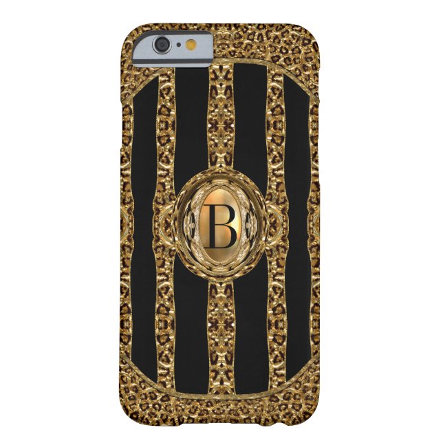 Coques Case-Mate iPhone Monogramme Wild Cheetah (Dos)