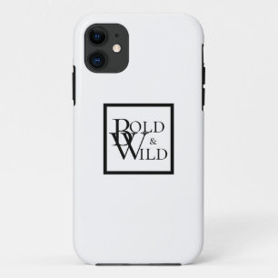 Case-Mate iPhone Case Monogrammes Noirs Et Blancs Modernes Typographie