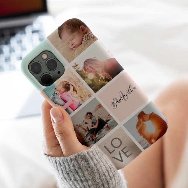 Coques Case-Mate iPhone monographie d'amour en or rose girly (Créateur téléchargé)