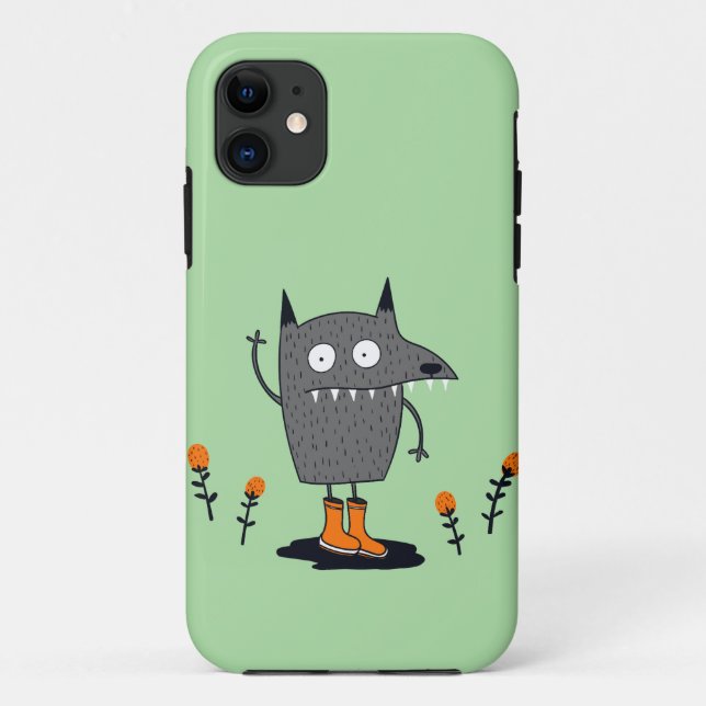 Coques Case-Mate iPhone Monstre Drôle (Dos)