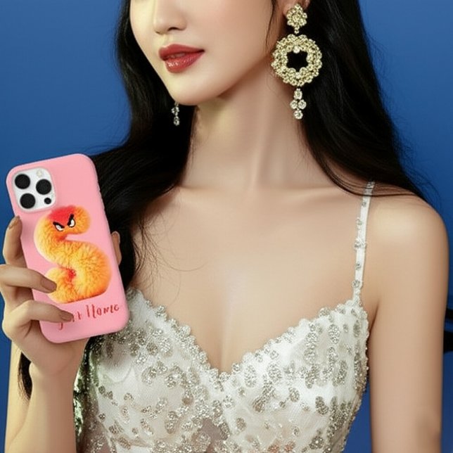 Coques Case-Mate iPhone Monstre Fluffy S Initial Personnalisable (Créateur téléchargé)