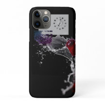 montage d'encre - voiture de sport au centre de la