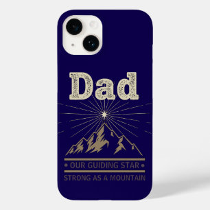 Coque Pour iPhone 14 Montagne de l'étoile directrice Papa
