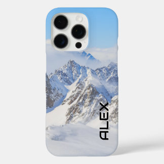 Coques iPhone 16 Pro Montagne Enneigée Sous Un Ciel Bleu Brillant