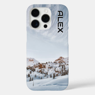 Coques iPhone 16 Pro Montagne Enneigée Sous Un Ciel Clair