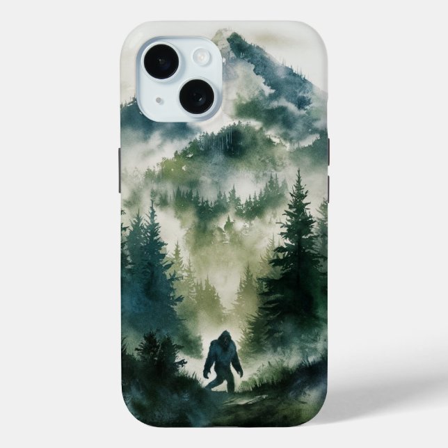 Coques Case-Mate iPhone Montagne et Sasquatch (Verso)